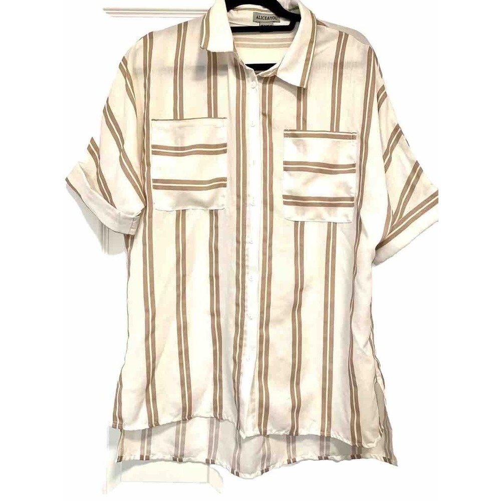 Alice And You Womens Tunic‎ Shirt Dress Size 14 Lightweight